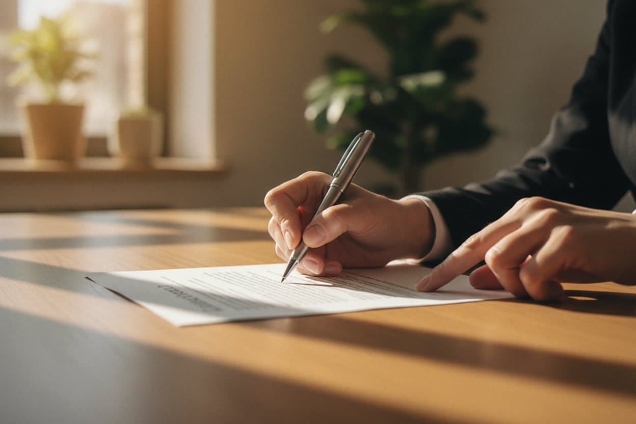 Signing clean slate documents