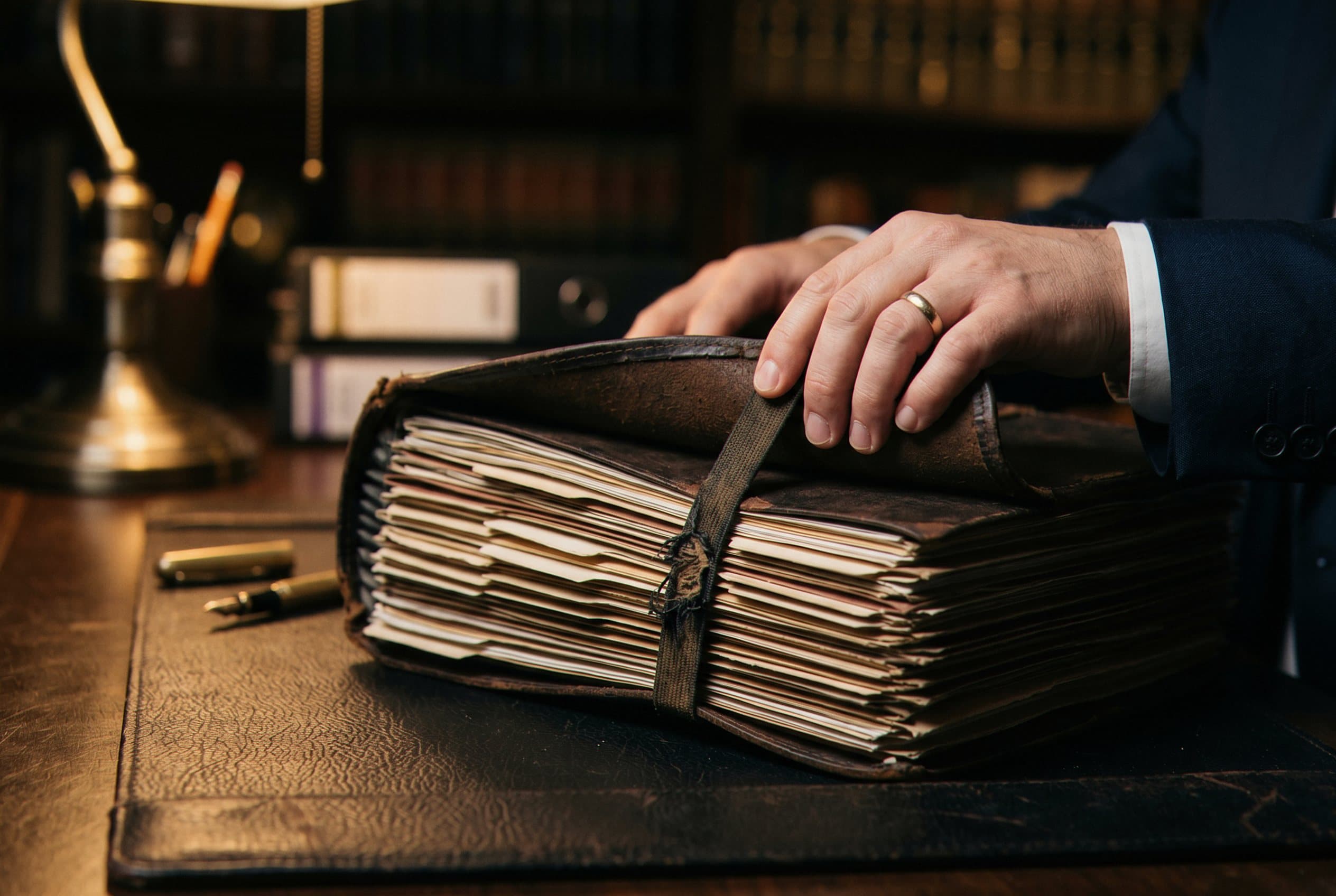 Thick case file for serious charges