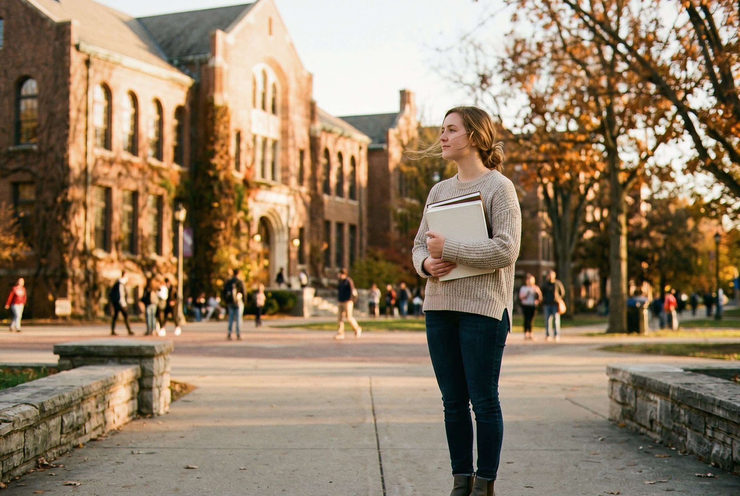 Student hopeful about future prospects