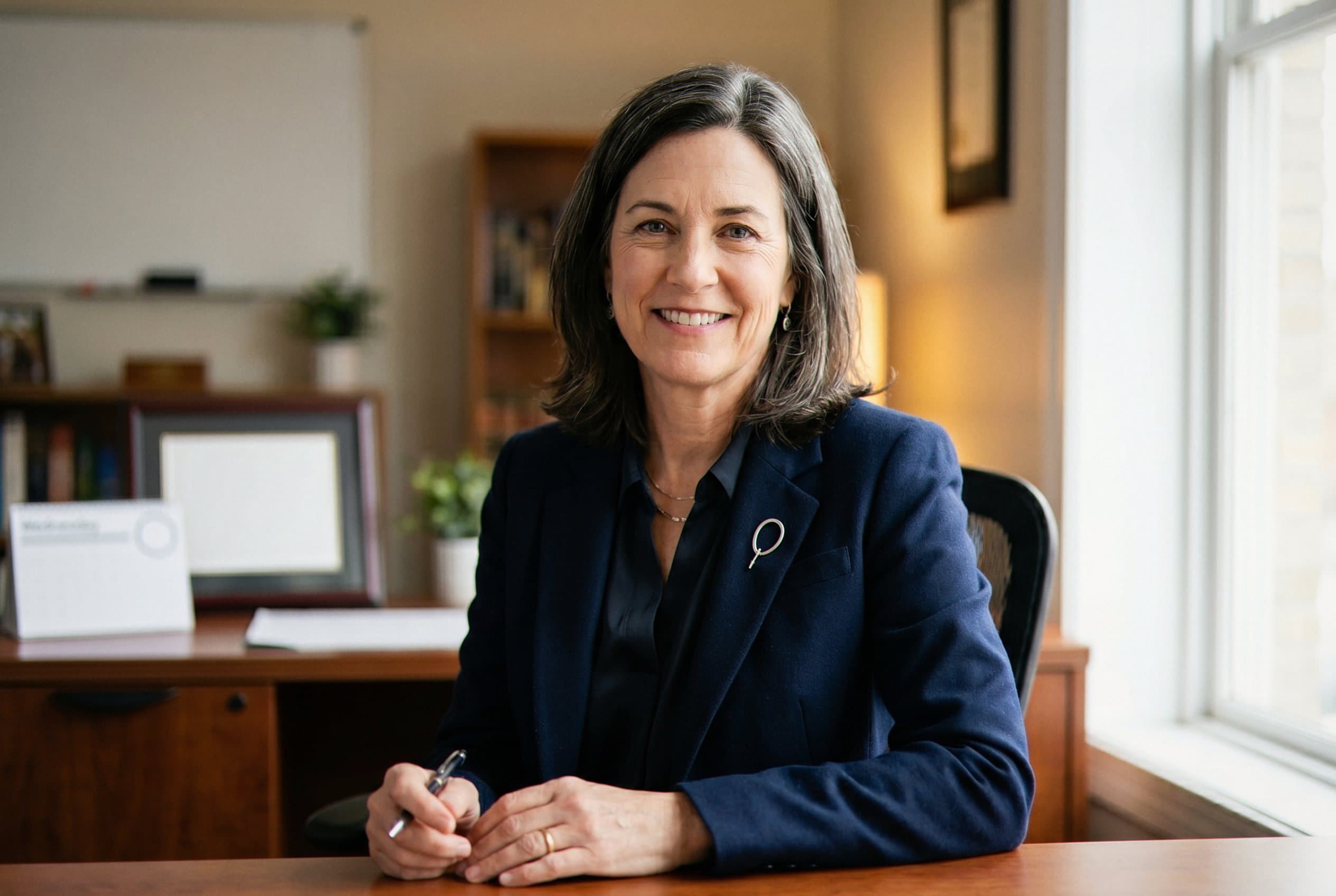Professional portrait of female attorney